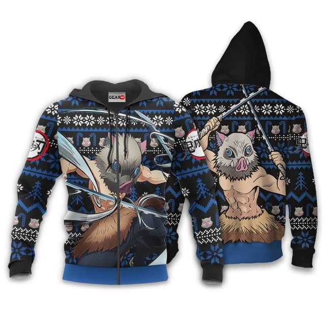 Inosuke Premium Outerwear Ugly Christmas Shirt