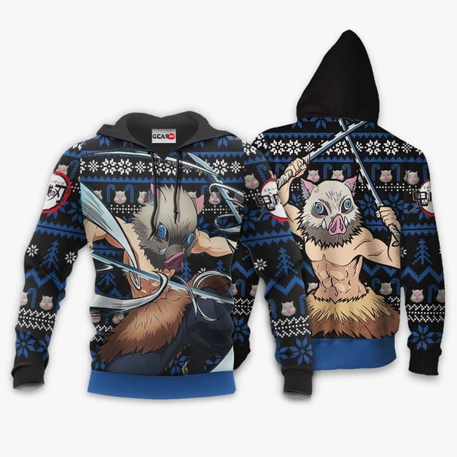 Inosuke Premium Outerwear Ugly Christmas Shirt