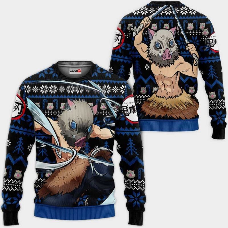 Inosuke Premium Outerwear Ugly Christmas Shirt