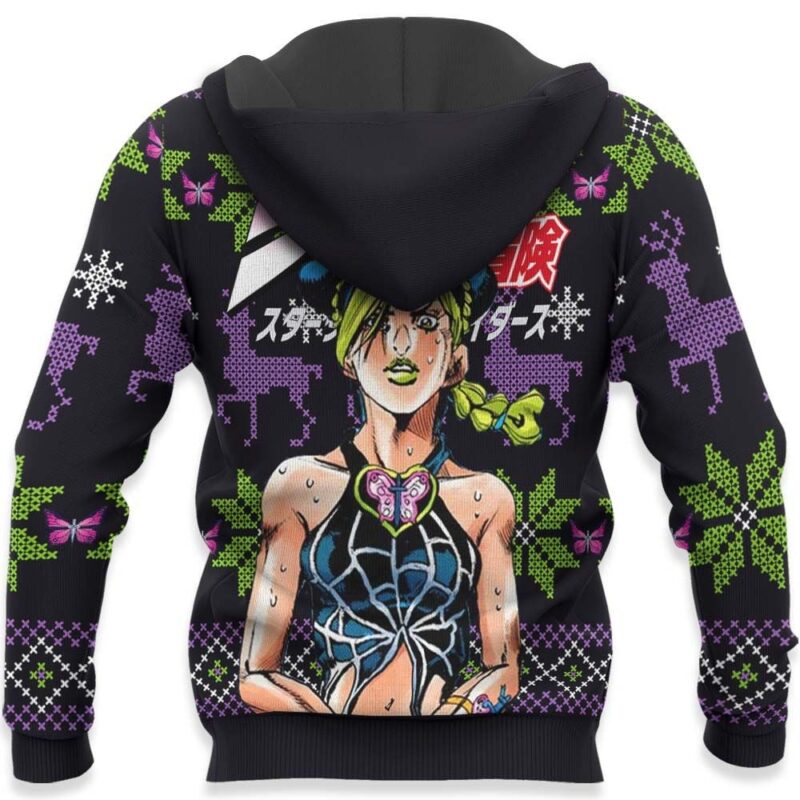 Jolyne Cujoh Ugly Christmas Sweater JJBA Xmas Gifts