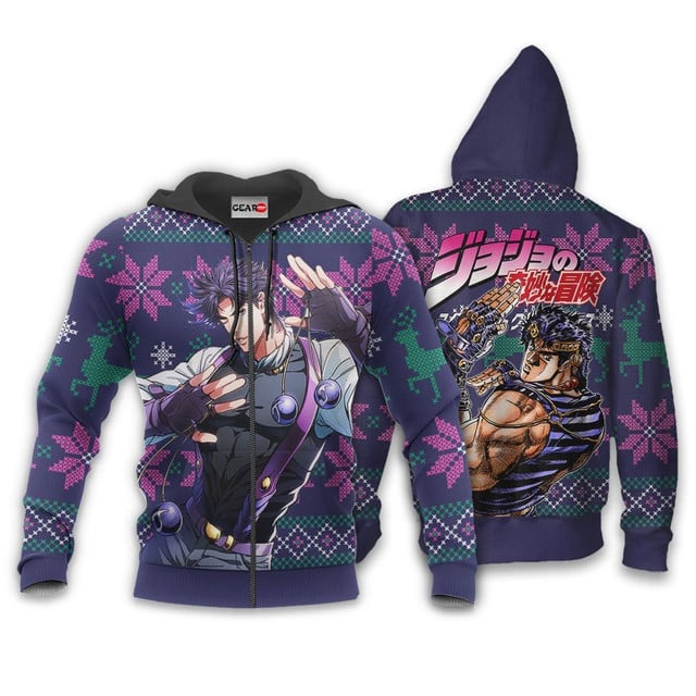 Jonathan Joestar Ugly Christmas Sweater JJBA Xmas Gifts