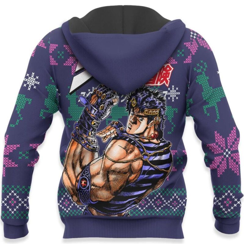 Jonathan Joestar Ugly Christmas Sweater JJBA Xmas Gifts