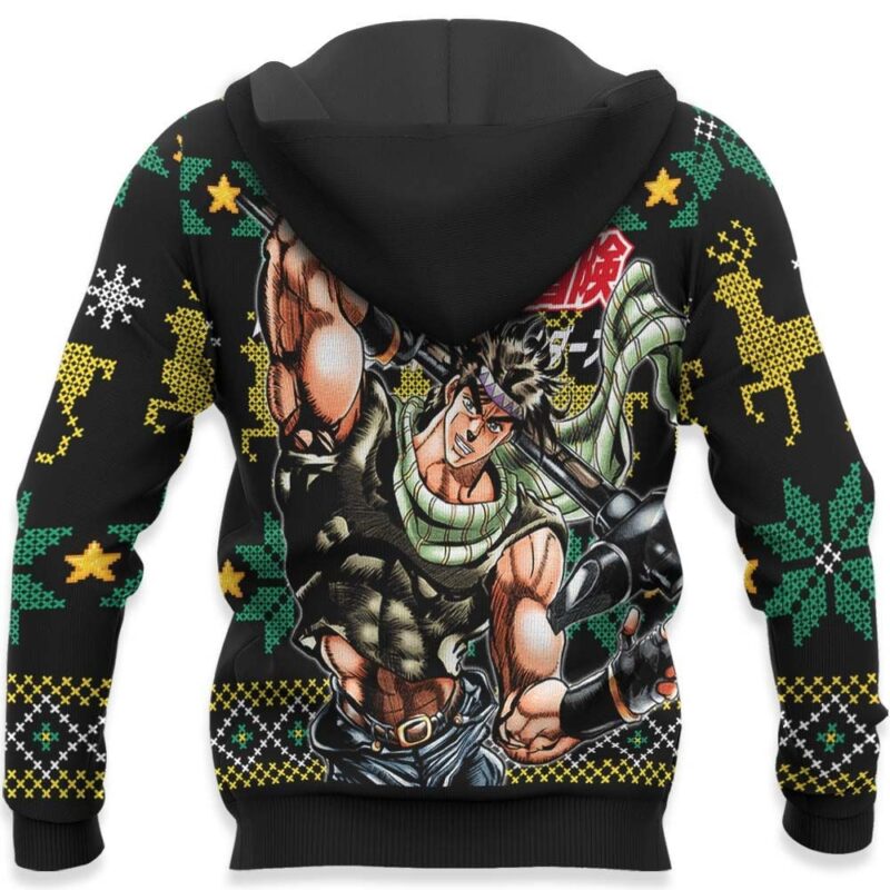 Joseph Joestar Ugly Christmas Sweater JJBA Xmas Gifts