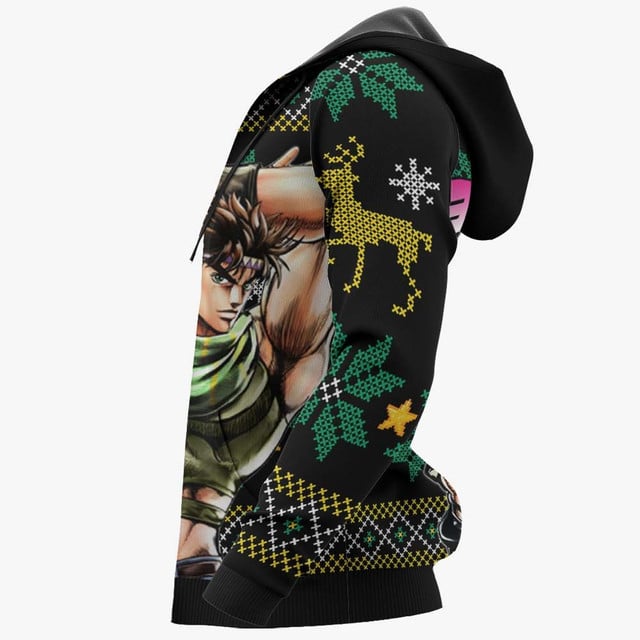Joseph Joestar Ugly Christmas Sweater JJBA Xmas Gifts