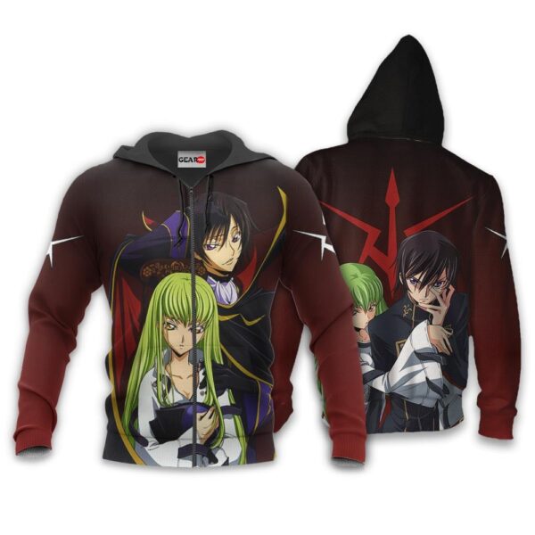 Lelouch and C.C. Premium Outerwear Valentine's Gifts