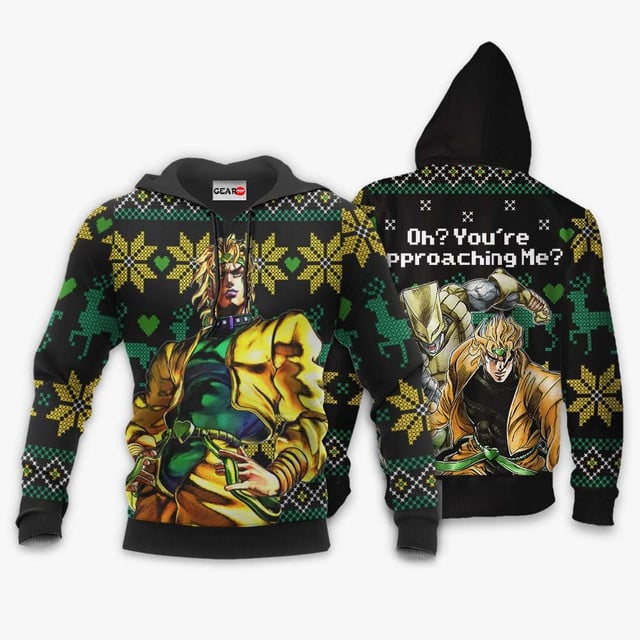 Dio Brando Ugly Christmas Sweater Oh You're Approaching Me jj's Xmas Gifts