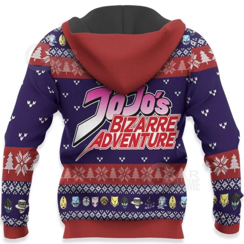 Joseph Joestar Ugly Christmas Sweater Oh My God jj's Anime