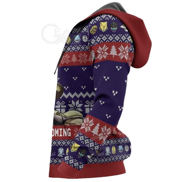 Joseph Joestar Ugly Christmas Sweater Oh My God jj's Anime