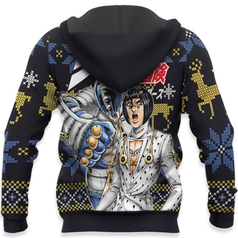 Bruno Bucciarati Ugly Christmas Sweater JJBA Xmas Gifts