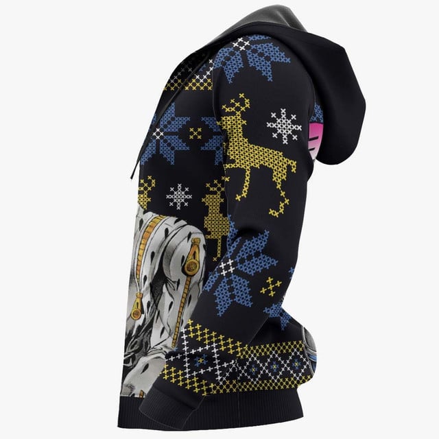 Bruno Bucciarati Ugly Christmas Sweater JJBA Xmas Gifts