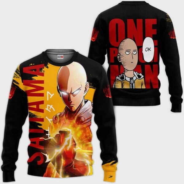 Saitama Premium Outerwear Funny and Cool One Punch Man Anime