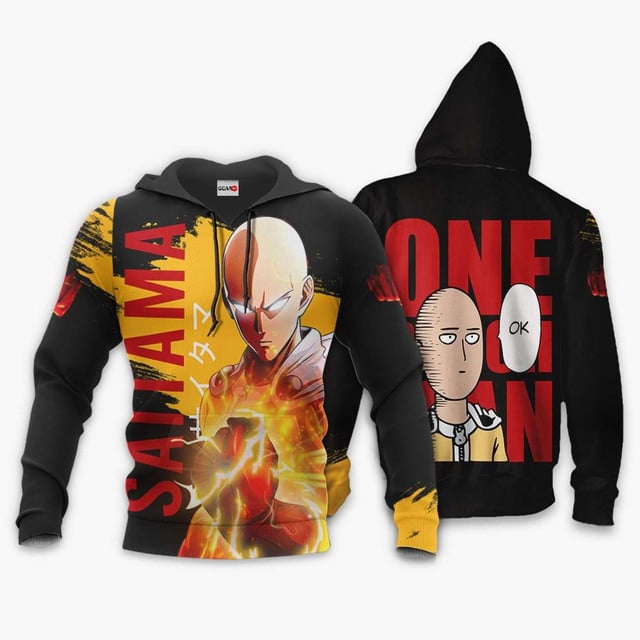 Saitama Premium Outerwear Funny and Cool One Punch Man Anime