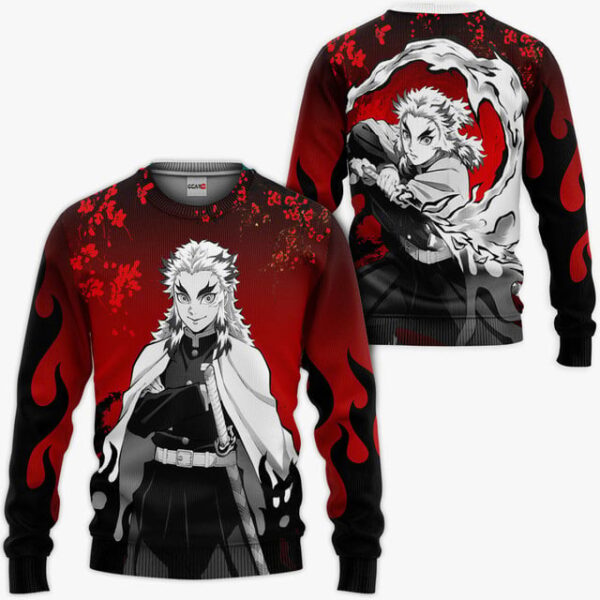 Kyojuro Rengoku Premium Outerwear Japan Art