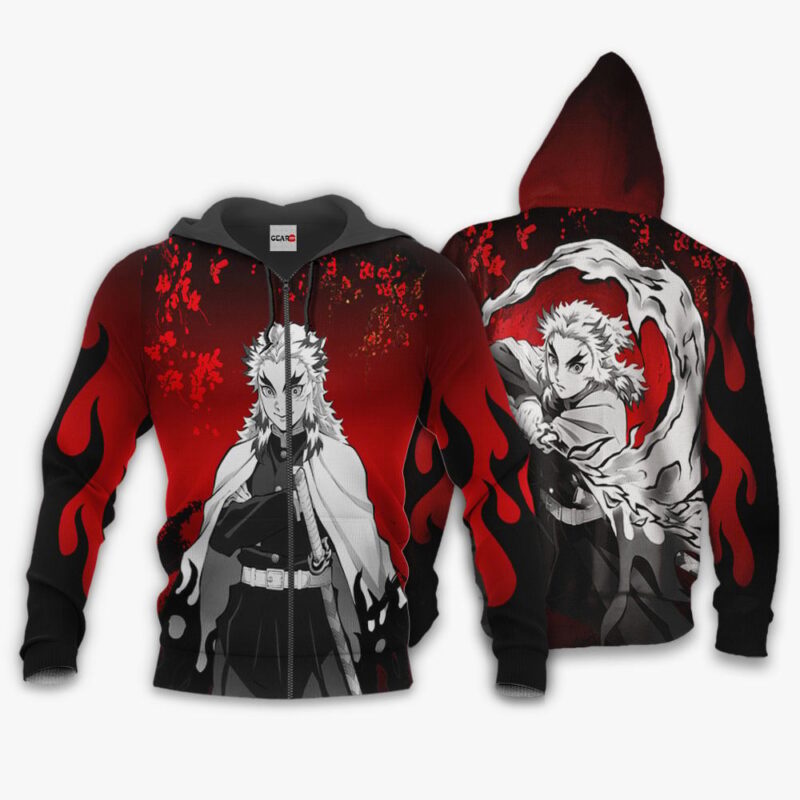 Kyojuro Rengoku Premium Outerwear Japan Art