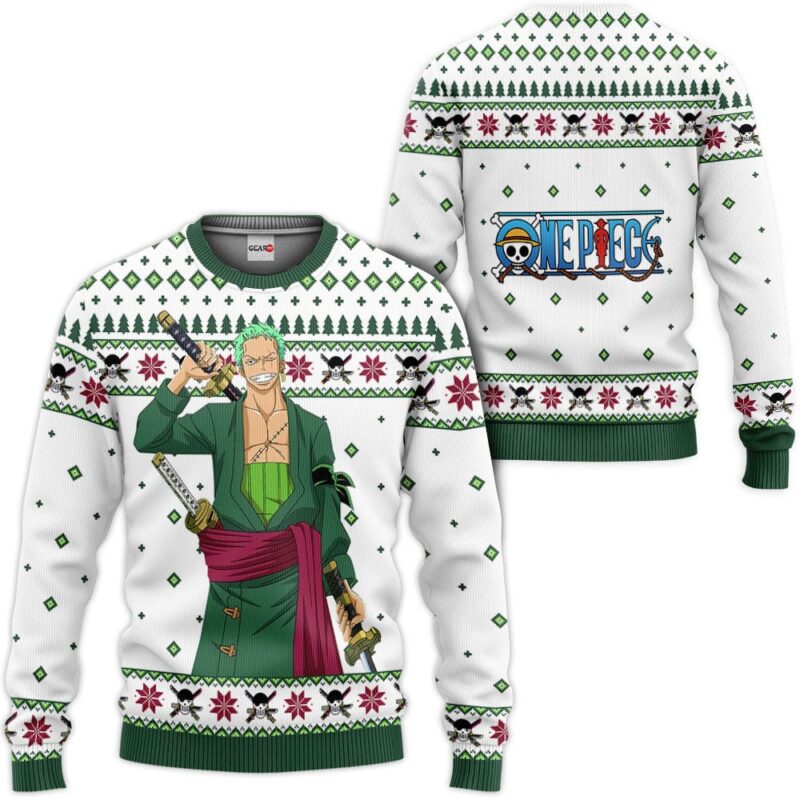 Roronoa Zoro Ugly Christmas Sweater VA1808