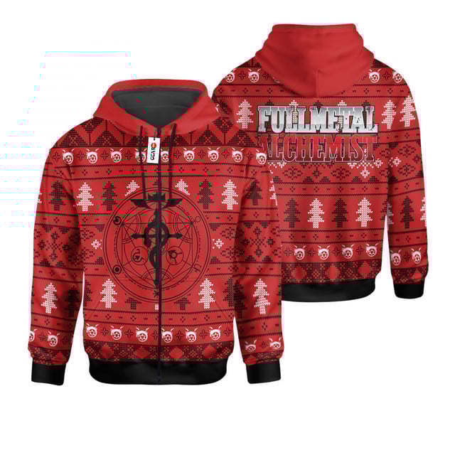 Fullmetal Alchemist Ugly Christmas Sweater