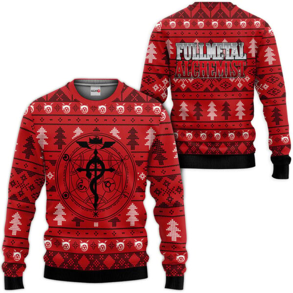 Fullmetal Alchemist Ugly Christmas Sweater