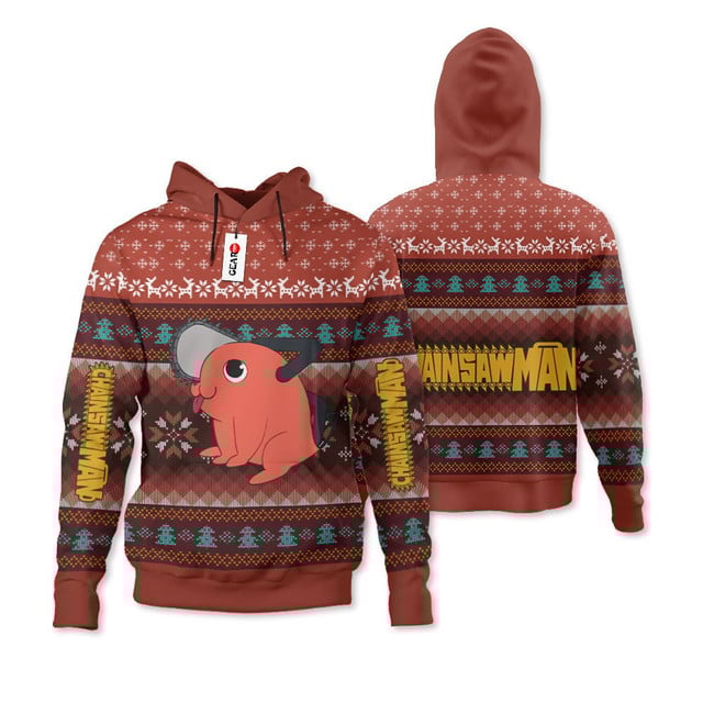 Pochita Ugly Christmas Sweater