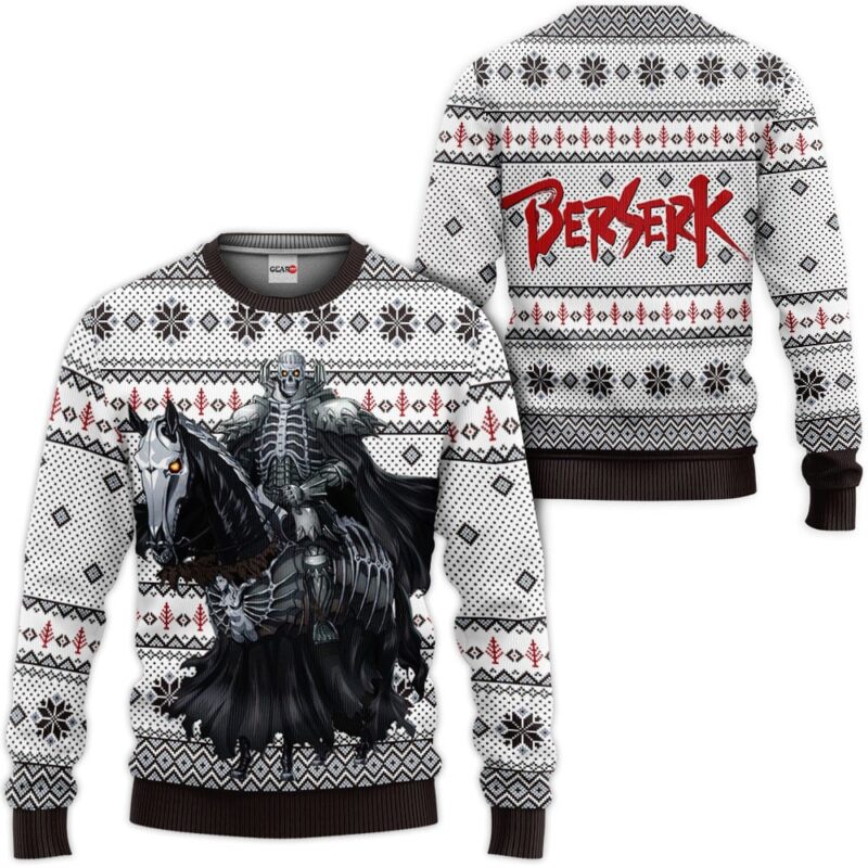 The Skull Knight Ugly Christmas Sweater