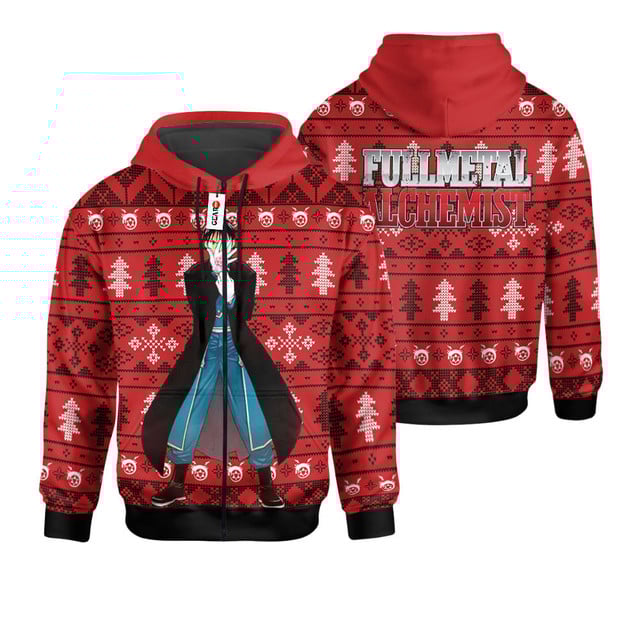 Roy Mustang Ugly Christmas Sweater