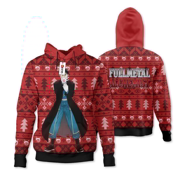 Roy Mustang Ugly Christmas Sweater