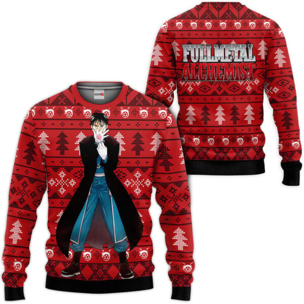 Roy Mustang Ugly Christmas Sweater