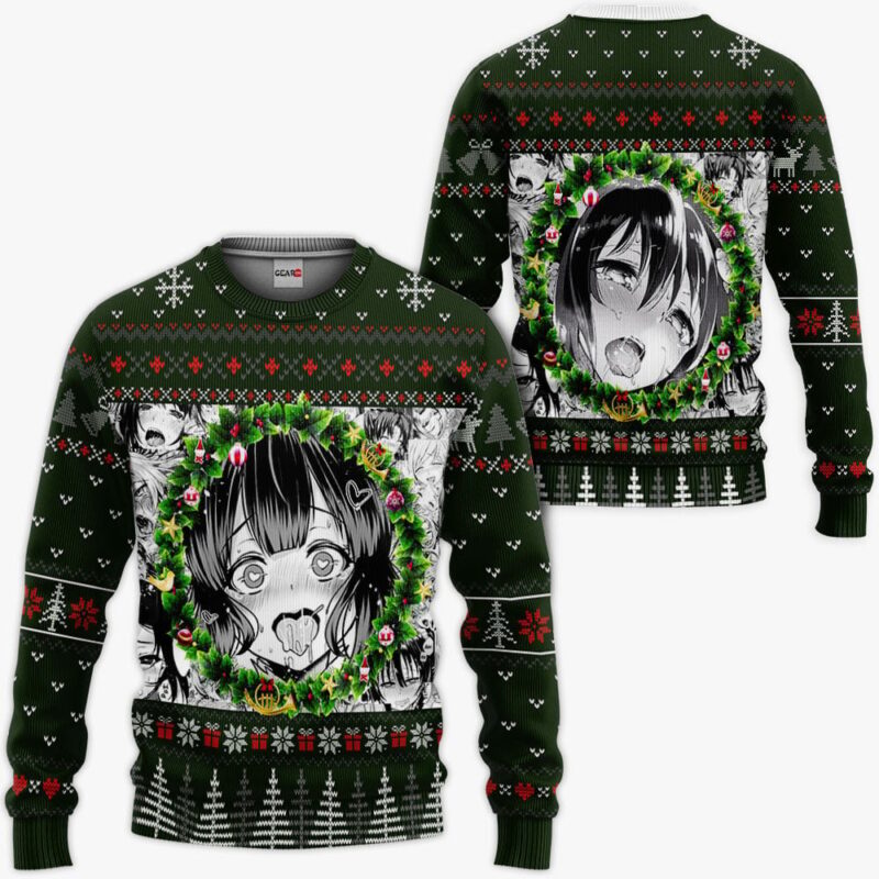 Ahegao Ugly Christmas Sweater HA2508