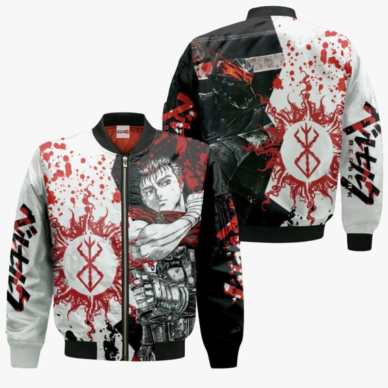 Black Swordsman Guts Premium Outerwear Manga Style