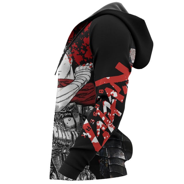 Black Swordsman Guts Premium Outerwear Manga Style