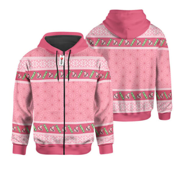 Kimetsu Nezuko Ugly Christmas Sweater