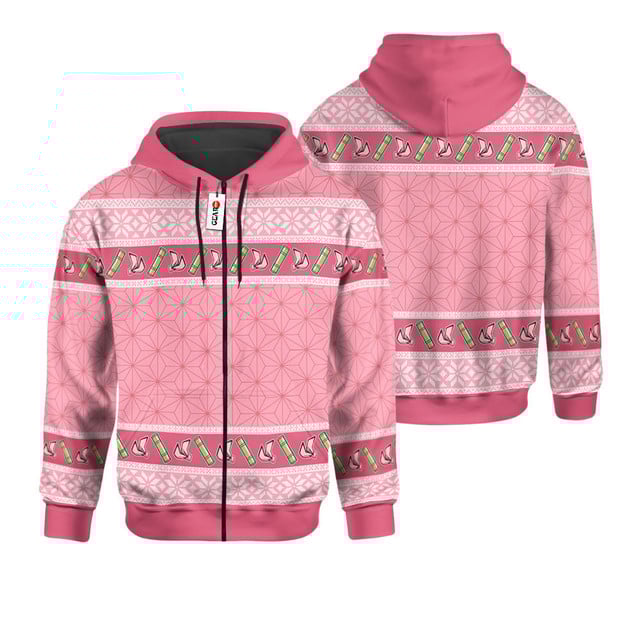 Kimetsu Nezuko Ugly Christmas Sweater