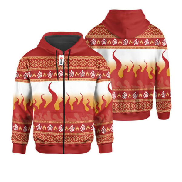 Kimetsu Kyojuro Rengoku Ugly Christmas Sweater