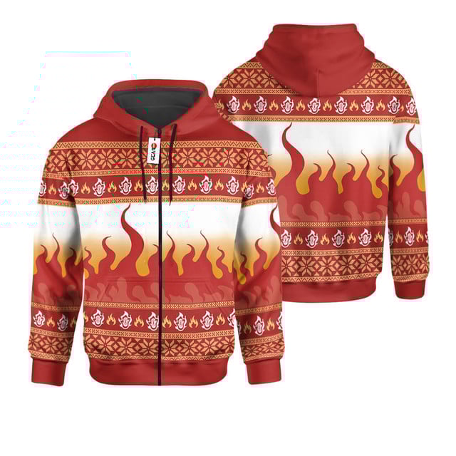 Kimetsu Kyojuro Rengoku Ugly Christmas Sweater