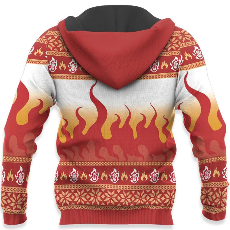 Kimetsu Kyojuro Rengoku Ugly Christmas Sweater