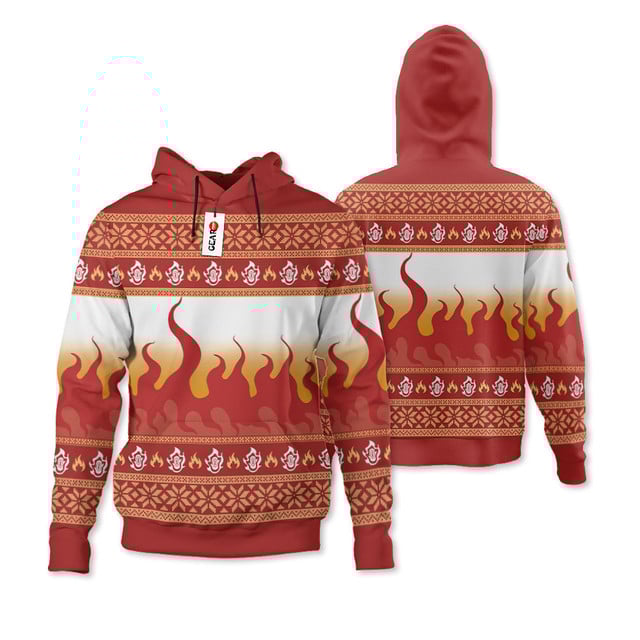 Kimetsu Kyojuro Rengoku Ugly Christmas Sweater