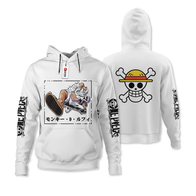 Luffy Gear 5th Nika White Hair Premium Outerwear Street Style