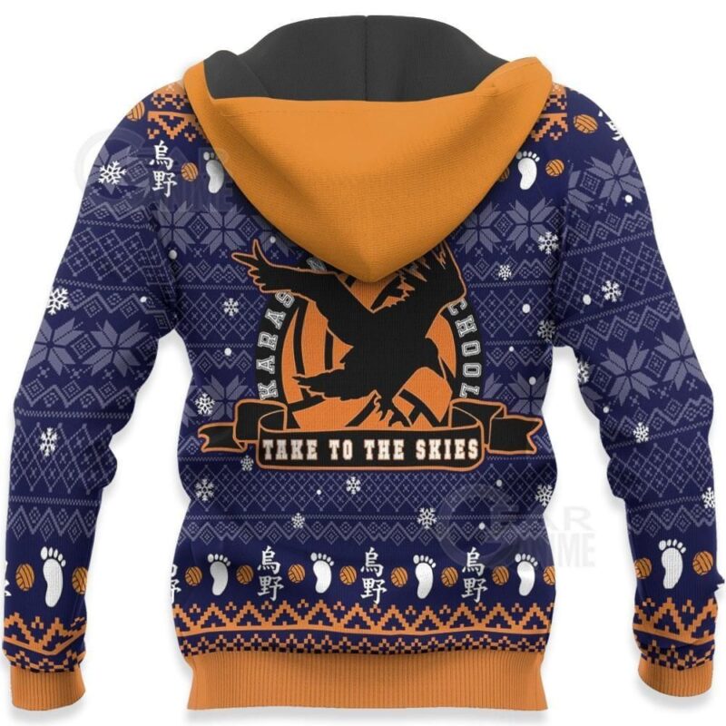 Karasuno Premium Outerwear Ugly Christmas Shirt