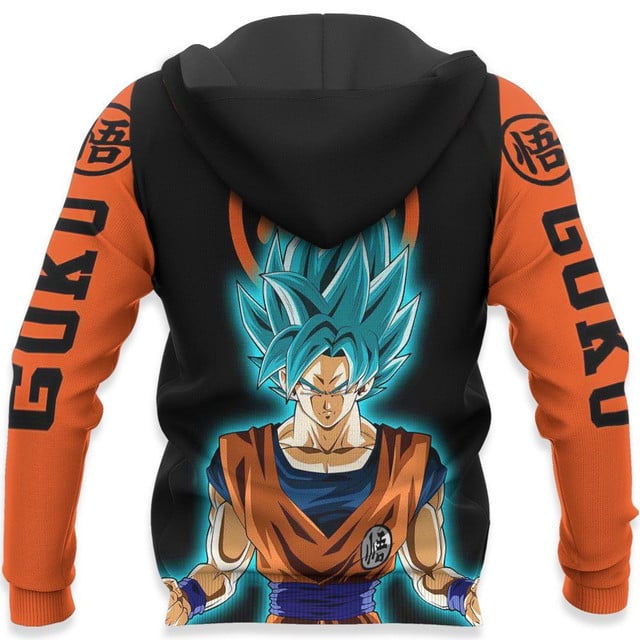 Goku Blue Premium Outerwear Anime