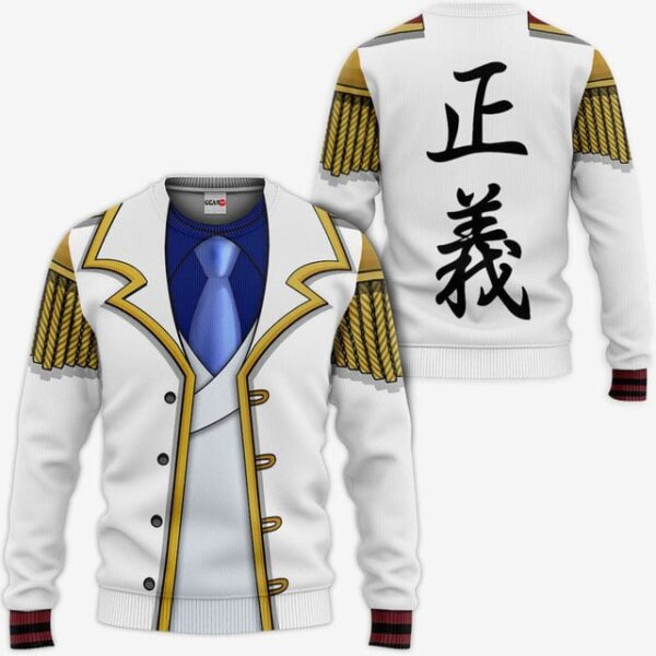 Monkey D Garp Jacket Premium Outerwear Costume Marine Uniform