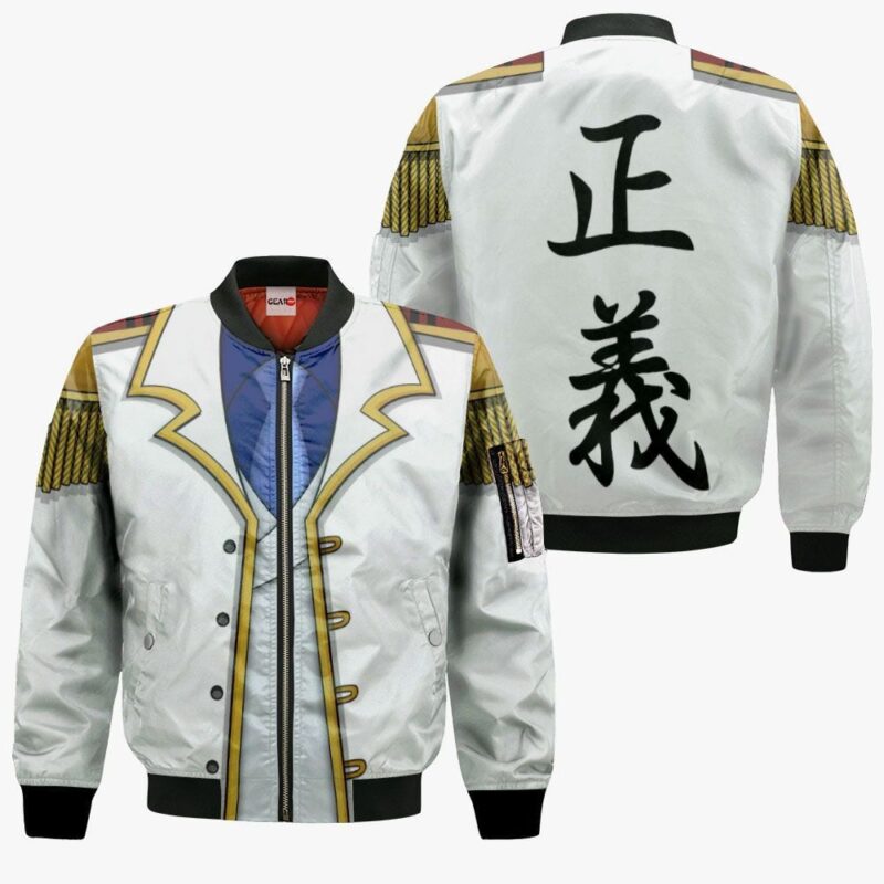 Monkey D Garp Jacket Premium Outerwear Costume Marine Uniform