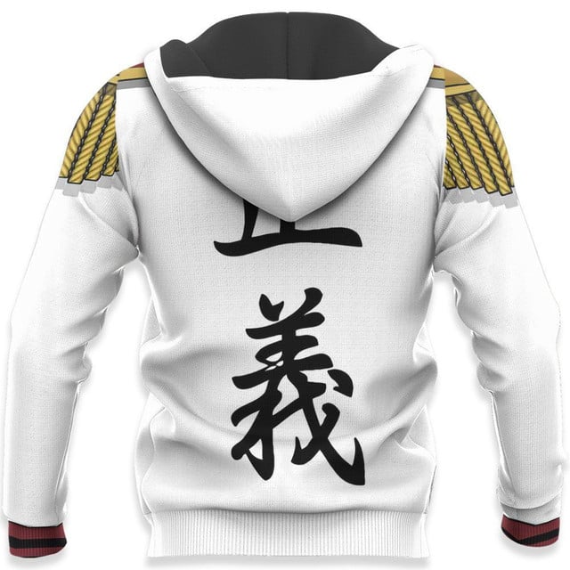 Monkey D Garp Jacket Premium Outerwear Costume Marine Uniform