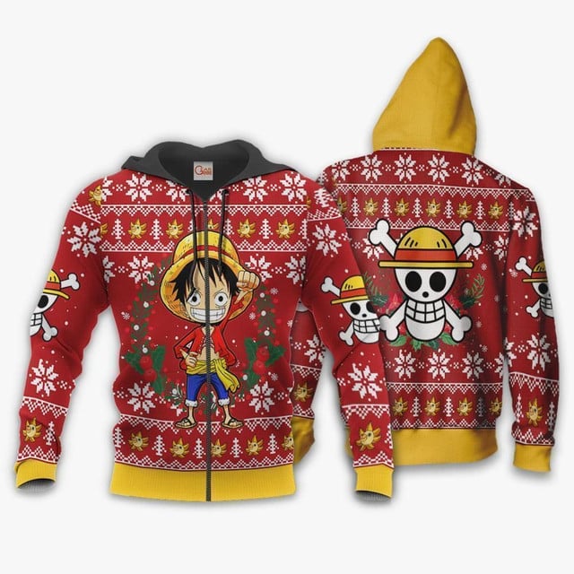 Luffy Ugly Christmas Sweater