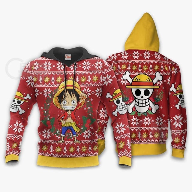 Luffy Ugly Christmas Sweater