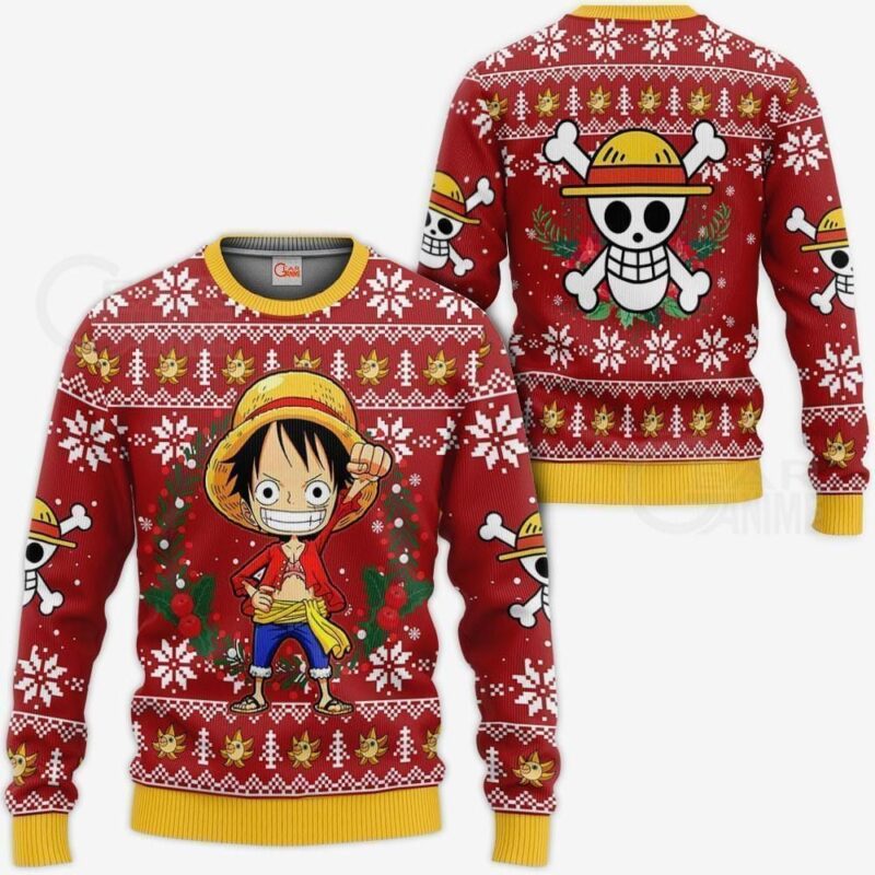 Luffy Ugly Christmas Sweater