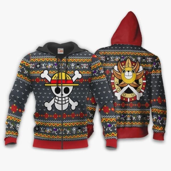 Straw Hat Pirates Jolly Roger Ugly Christmas Sweater