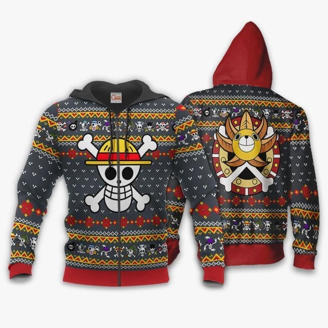 Straw Hat Pirates Jolly Roger Ugly Christmas Sweater