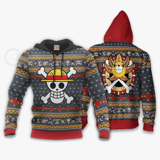 Straw Hat Pirates Jolly Roger Ugly Christmas Sweater