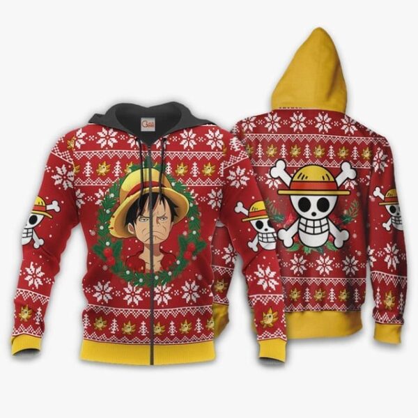 Monkey D. Luffy Premium Outerwear Ugly Christmas