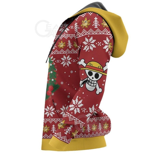 Monkey D. Luffy Premium Outerwear Ugly Christmas