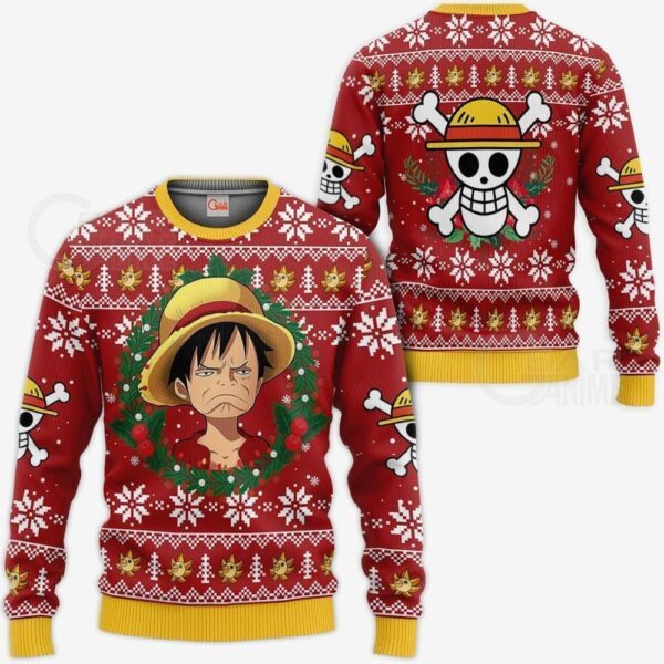Monkey D. Luffy Premium Outerwear Ugly Christmas